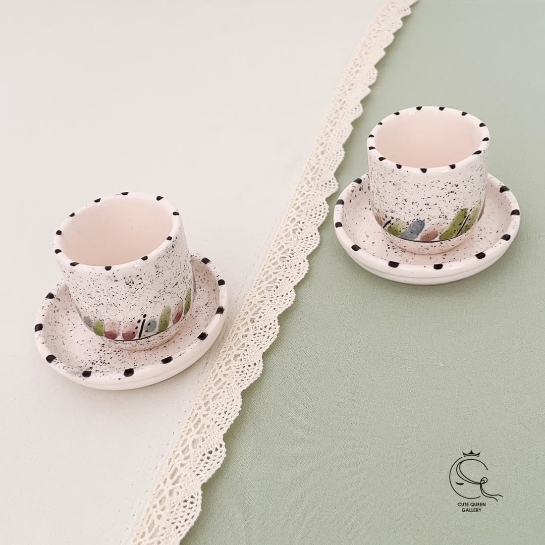 شات و زیرشات قهوه برگی